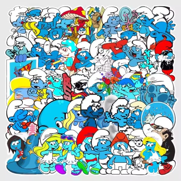 Smurffit-tarrasekoitus 50 kpl