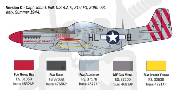 I1484 1:72 P-51D Mustang Aces