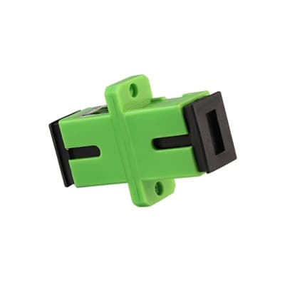 SC/APC fiberoptisk adapter grøn