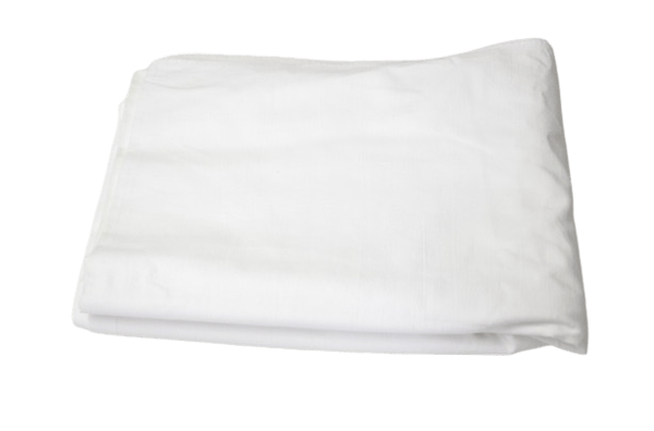 Hvidt lagen 160x240