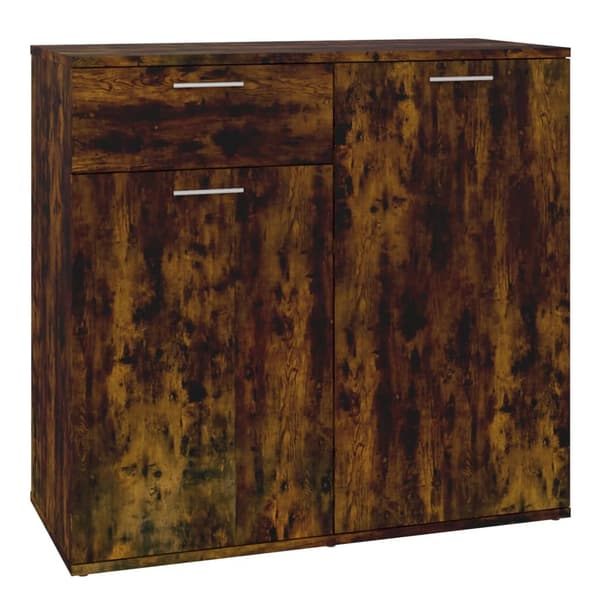vidaXL skab røget eg 80x36x75 cm
