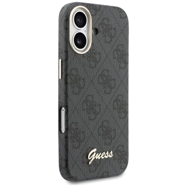 Guess 4G Script MagSafe -suojakuori iPhone 17:lle, musta
