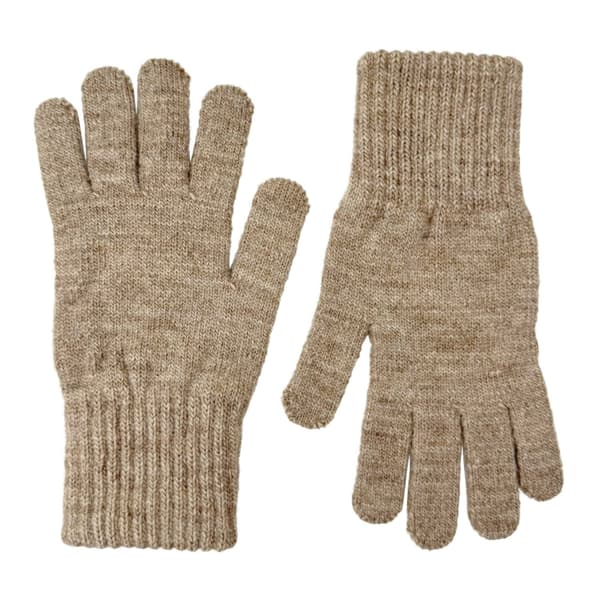 Handsker-05 dame vinter mørk beige