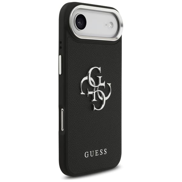 Guess Grained Big 4G Classic Logo cover til iPhone Air, sort