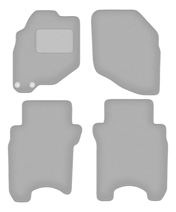 Grå bilmåtter til: Honda Jazz II hatchback (2002-2007)