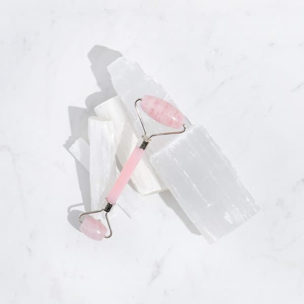 Plum Beauty Quartz ansigtsmassagerulle