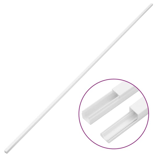 vidaXL Elrör, 25x25 mm, 10 m, PVC