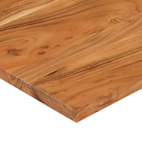 vidaXL skrivebordsplade 110x80x2,5 cm rektangulær massiv akacietræ