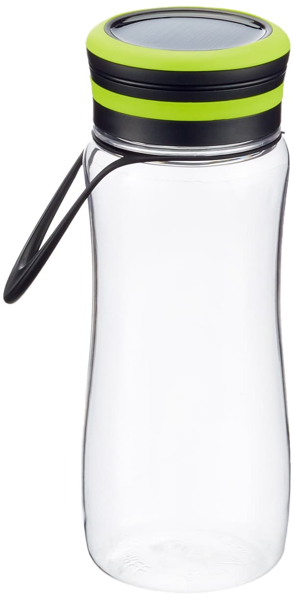 Gregster läpinäkyvä pullo M 600 ml SOLAR LED