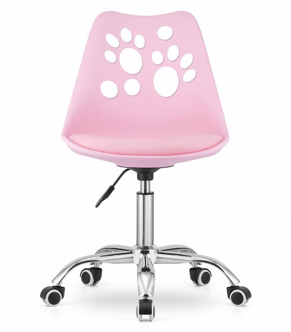 PRINT drejestol - pink