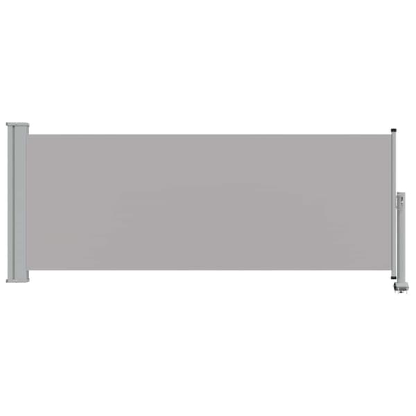 vidaXL Utfällbar sidomarkis för uteplats 100 x 300 cm grå