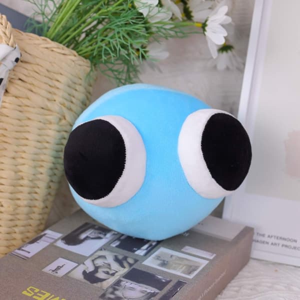 Pehmolelu Maskotti Suullinen Lelu 18cm Sininen