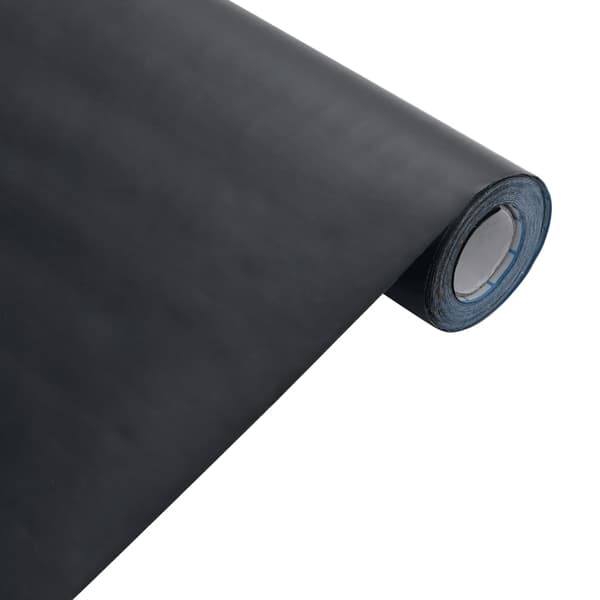 vidaXL selvklæbende møbelfiner mat sort 90x500 cm PVC
