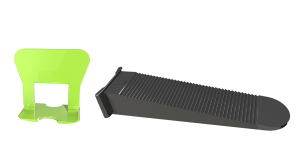 Stalco Nivelleringssæt System 3 klips/kileforbindelse 2mm æske 50/50 stk. S-75234