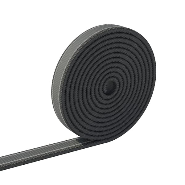Fleksibel elektrisk samleskinne, 1m, 24VDC, 48VDC, FiberFLEX, Grå