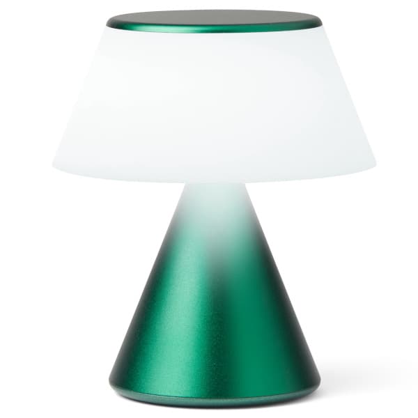 Lexon Luma M LED-lamppu, tummanvihreä