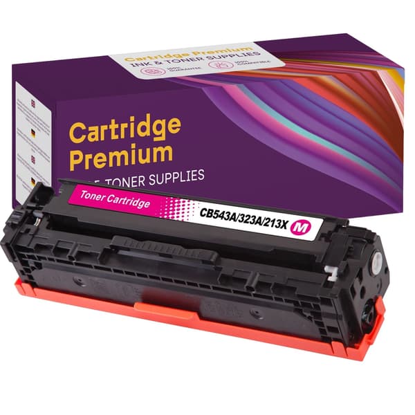 Toner til HP CB543A/CE323A/CF213X Magenta GP
