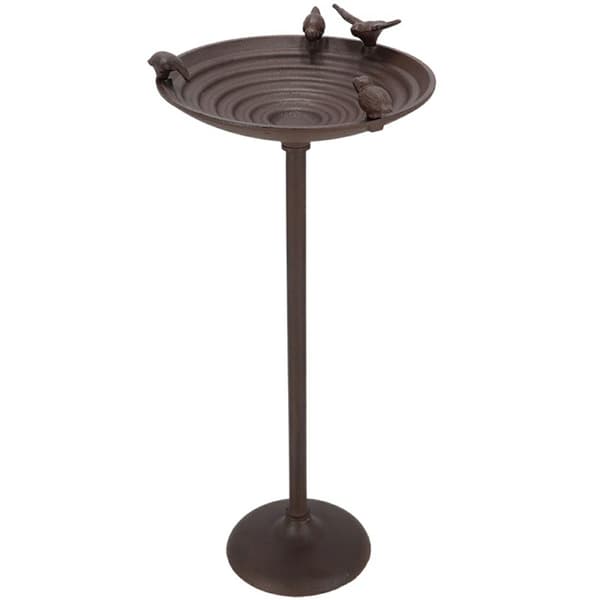 Fågelbad med gjutjärnsben, 60 cm