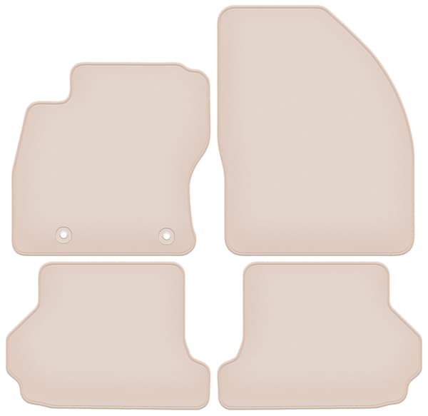 PREMIUM beige gulvmåtter til: Ford Focus MK2 cabriolet 2006-2010