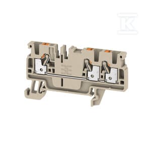 A3C 2,5 hulmonteret terminalblok