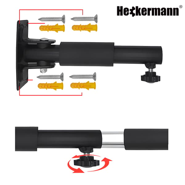 Väggfäste för Heckermann RS823 takbox