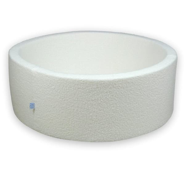 Tør pool 110x40 Boucle Hvid uden bolde