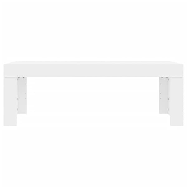 vidaXL Soffbord, Vitt 102x50x36 cm, Träbaserat Material