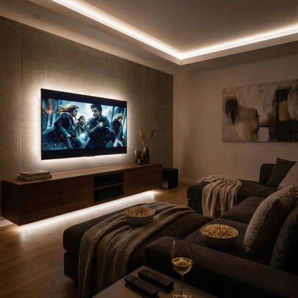 LED-remsa 12V COB 1m IP20 Ljus 320LED/meter Stark 4000K Neutralvit
