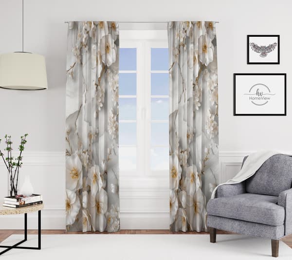 Gardin på tape print 255