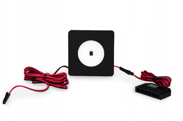 Indbygget LED-møbellampe 3W IR-sensor sort 4000K SLL03