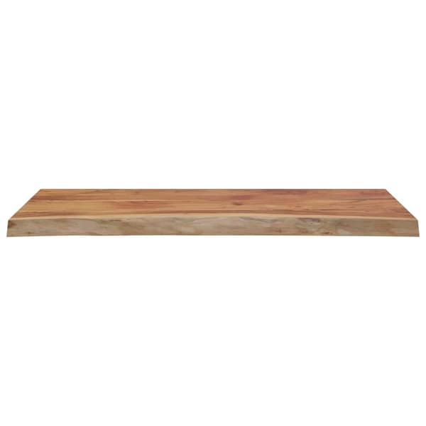 vidaXL badeværelsesbordplade 140x60x2,5 cm rektangulær akacietræ