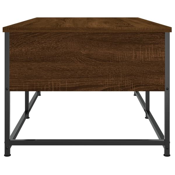 vidaXL sofabord brunt egetræ 100x51x40 cm
