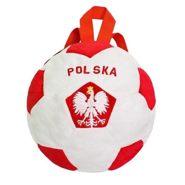 Fodboldrygsæk rød bold