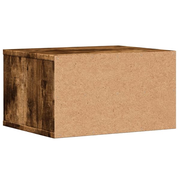 vidaXL printerstativ røget eg 40x32x22,5 cm