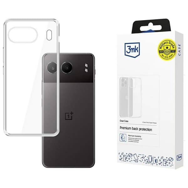3MK Clear Case för OnePlus Nord 4, transparent