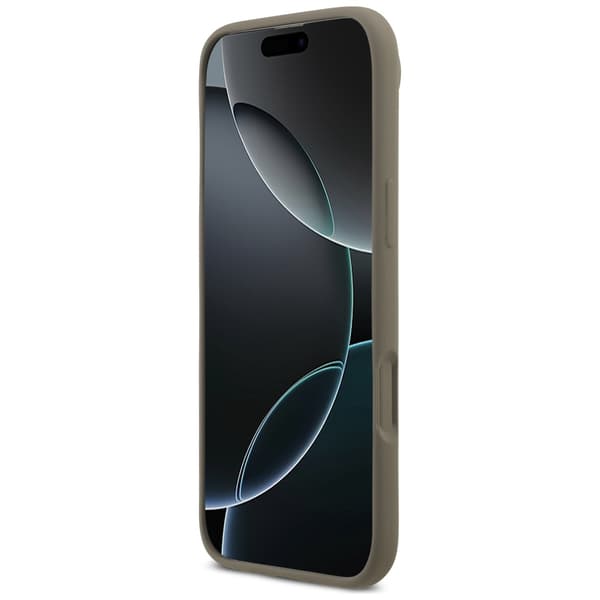 Guess Silikone Stort 4G Script Etui til iPhone Air Brun