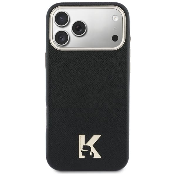Karl Lagerfeld Karl Head Logo MagSafe-etui til iPhone 17 Pro Max, sort