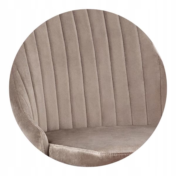 Barstol, beige sammet, MEGAN2