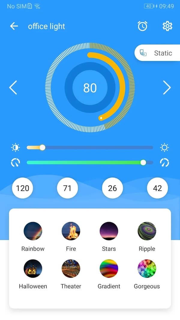 RGB LED-controller WiFi-appstyring ALEXA GOOGLE HOME 180W 15A