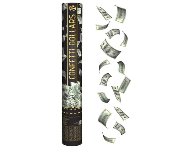 Pneumatiska konfettidollar 40 cm