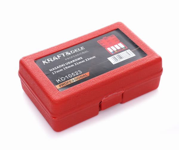 Fælgtopnøgler 17/19/21/22mm sæt 1/2" KD10523