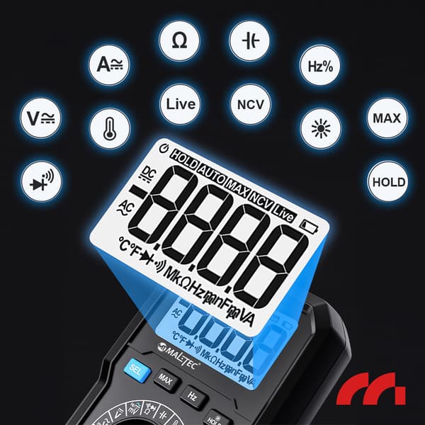 MalTec MasterMultimeter Strömmätare + Kablar