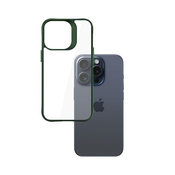 3MK Satin Armor Case+ iPhone 15 Prolle, vihreä