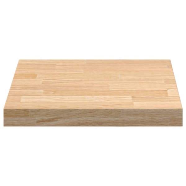 vidaXL køkkenbordplade, 40x63,5x4 cm, rektangulær, massivt egetræ