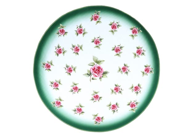 Carmani, rund textilunderlägg - Rosa