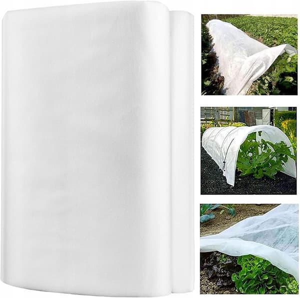 Vinterfiberdug 2x5m 40 g/m² plantebeskyttelse mod frost, åndbar