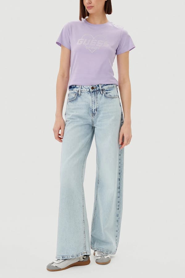 Guess Lavender dam bomulls-T-shirt Narciso M