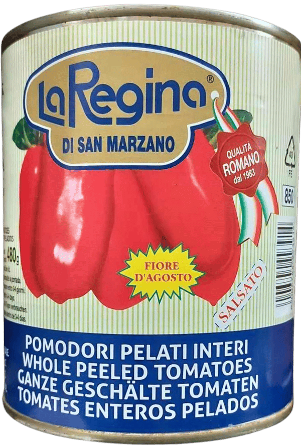 La Regina flåede tomater San Marzano 800g
