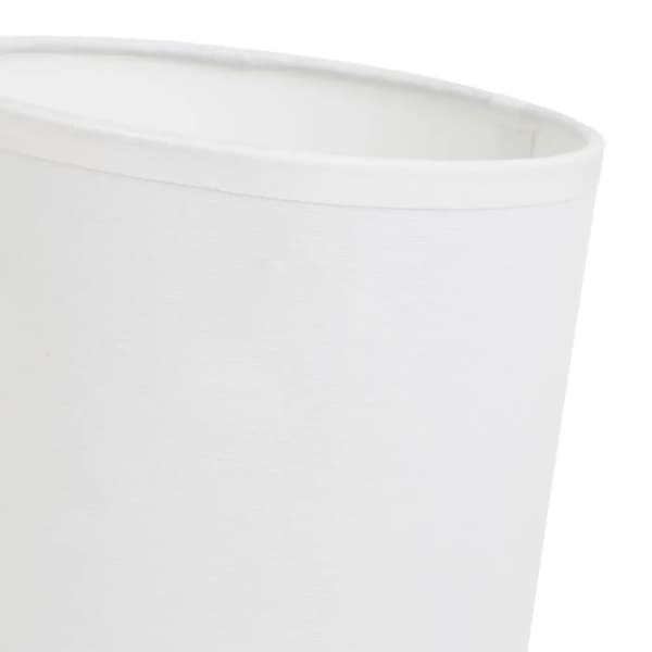 Golvlampa på keramisk bas, grå, 24 cm