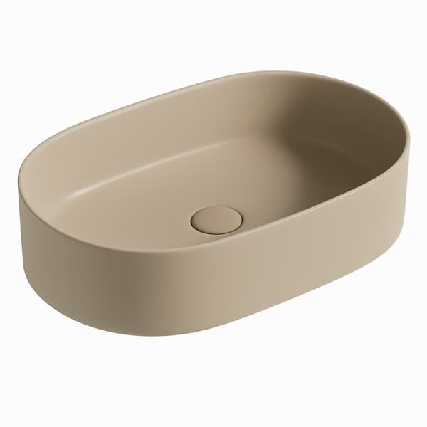 Click-Clack Håndvaskprop Beige / Khaki Mat - Aquaterris